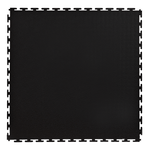 Lock-Tile 7mm Black PVC Smooth Tile (10 Pack)-SM001-10-Garage Giant 