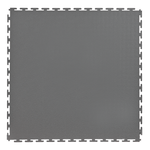 Lock-Tile 7mm Dark Grey PVC Smooth Tile (50 Pack)-SM002D-50-Garage Giant 