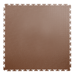 Lock-Tile 7mm Brown PVC Smooth Tile (30 Pack)-SM004-30-Garage Giant 