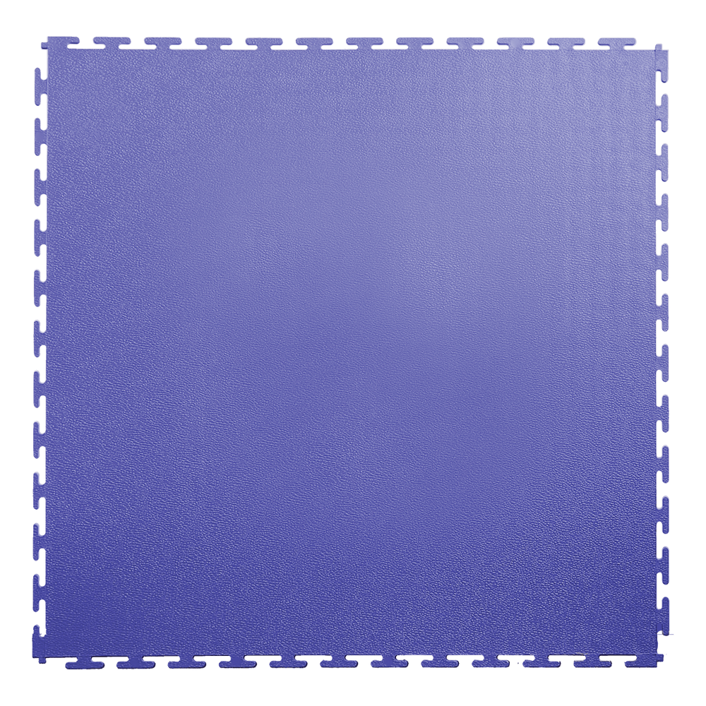 Lock-Tile 7mm Blue PVC Smooth Tile (10 Pack)-SM008-10-Garage Giant