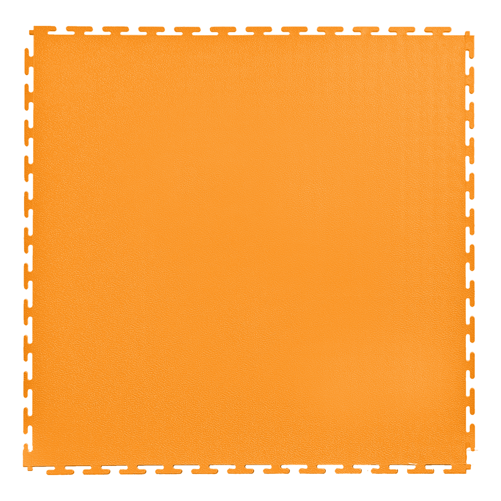 Lock-Tile 7mm Orange PVC Smooth Tile (30 Pack)-SM010-30-Garage Giant