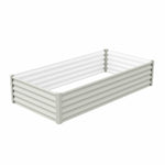 Absco The Organic Garden Co Hakea 6' x 3' x 1.3' Metal Rectangle Garden Bed - Surfmist 