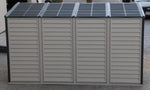 DuraMax SideMate Plus 4' x 10' Vinyl Shed with Foundation 