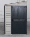 DuraMax SideMate Plus 4' x 10' Vinyl Shed with Foundation 