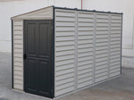 DuraMax SideMate Plus 4' x 10' Vinyl Shed with Foundation 