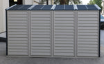 DuraMax SideMate Plus 4' x 10' Vinyl Shed with Foundation 