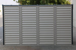 DuraMax SideMate Plus 4' x 10' Vinyl Shed with Foundation 