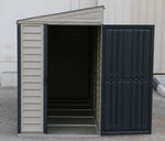 DuraMax SideMate Plus 4' x 10' Vinyl Shed with Foundation 