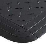Speedway Tile Motorcycle Garage Floor Tile Mat / Pad (Black / Red)-SPEEDRUNR300MTS-Garage Giant 