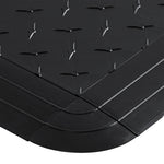 Speedway Tile Motorcycle Garage Floor Tile Mat / Pad (Black / Orange)-SPEEDRUNR801MTS-Garage Giant 