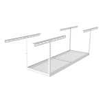SafeRacks 2' x 6' Overhead Storage Rack with 12-24-Inch Drop (White)-SR-2x6-W-Pack-12-Garage Giant 