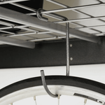 SafeRacks Slimline Deck Hooks (Hammertone)-SR-DHookSLSet2-H-Garage Giant 