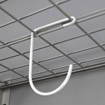 SafeRacks Slimline Deck Hooks (White)-SR-DHookSLSet2-W-Garage Giant 