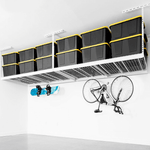 SafeRacks Slimline Deck Hooks (White)-SR-DHookSLSet2-W-Garage Giant 
