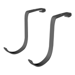SafeRacks Deck Hooks (Hammertone)-SR-DHookSet2-H-Garage Giant 