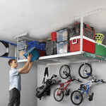 SafeRacks Deck Hooks (White)-SR-DHookSet2-W-Garage Giant 