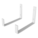 SafeRacks Sport Utility Hooks (White)-SR-UHookSet2-W-Garage Giant 
