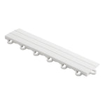 Speedway Tile White Garage Floor Tile Ramp - Looped (10 Pack)-SPEED-LOP-AW-10-Garage Giant 