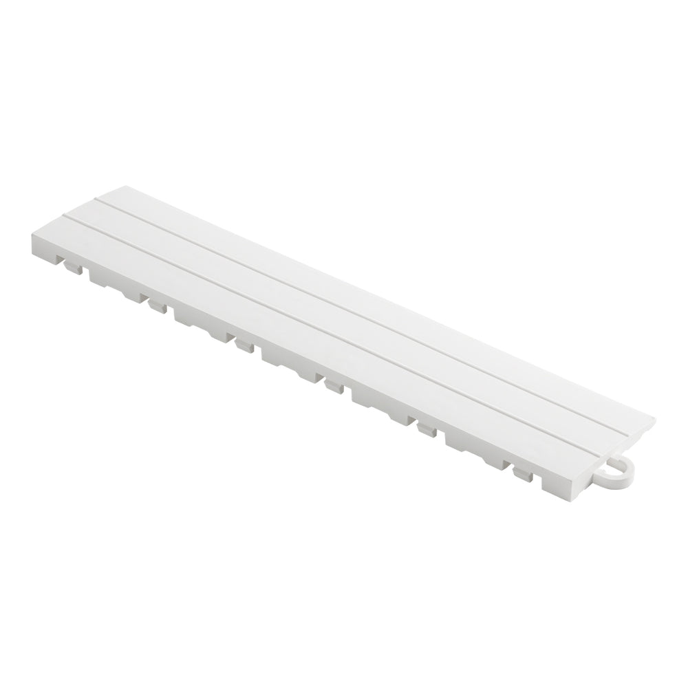 Speedway Tile White Garage Floor Tile Ramp - Pegged (10 Pack)-SPEED-PEG-AW-10-Garage Giant