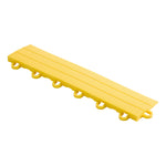 Speedway Tile Yellow Garage Floor Tile Ramp - Looped (10 Pack)-SPEED-LOP-CY-10-Garage Giant 
