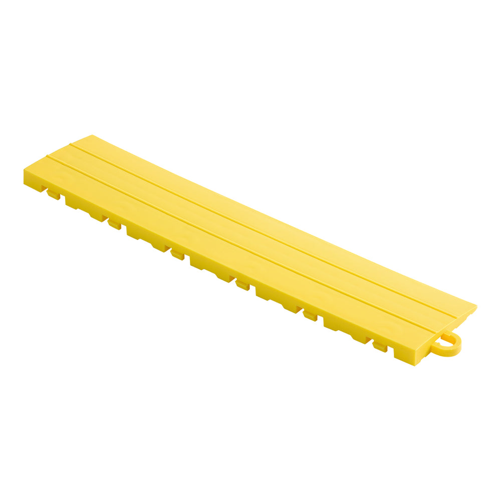 Speedway Tile Yellow Garage Floor Tile Ramp - Pegged (10 Pack)-SPEED-PEG-CY-10-Garage Giant