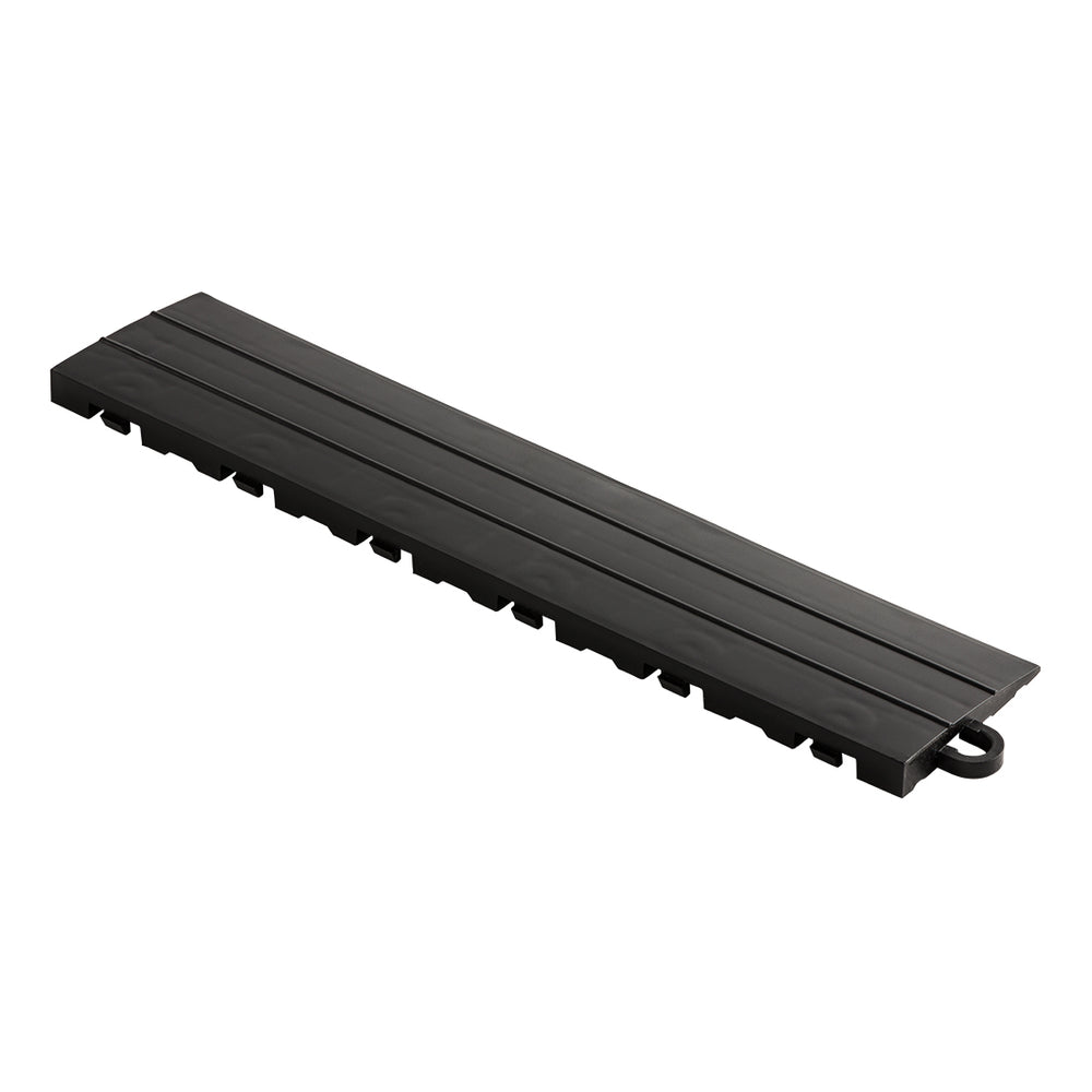 Speedway Tile Black Garage Floor Tile Ramp - Pegged (10 Pack)-SPEED-PEG-JB-10-Garage Giant