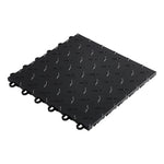 Speedway Tile 12 x 12-Inch Black Garage Floor Tile (10 Pack)-SPEED-DMD-JB-10-Garage Giant 