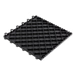 Speedway Tile 12 x 12-Inch Black Garage Floor Tile (10 Pack)-SPEED-DMD-JB-10-Garage Giant 