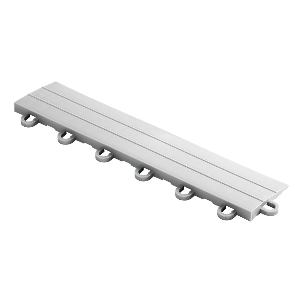 Speedway Tile Silver Garage Floor Tile Ramp - Looped (10 Pack)-SPEED-LOP-PS-10-Garage Giant
