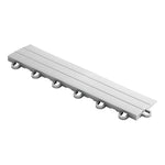 Speedway Tile Silver Garage Floor Tile Ramp - Looped (10 Pack)-SPEED-LOP-PS-10-Garage Giant 