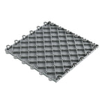 Speedway Tile 12 x 12-Inch Silver Garage Floor Tile (10 Pack)-SPEED-DMD-PS-10-Garage Giant 