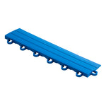 Speedway Tile Blue Garage Floor Tile Ramp - Looped (10 Pack)-SPEED-LOP-RB-10-Garage Giant 