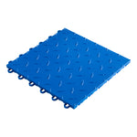 Speedway Tile 12 x 12-Inch Blue Garage Floor Tile (10 Pack)-SPEED-DMD-RB-10-Garage Giant 