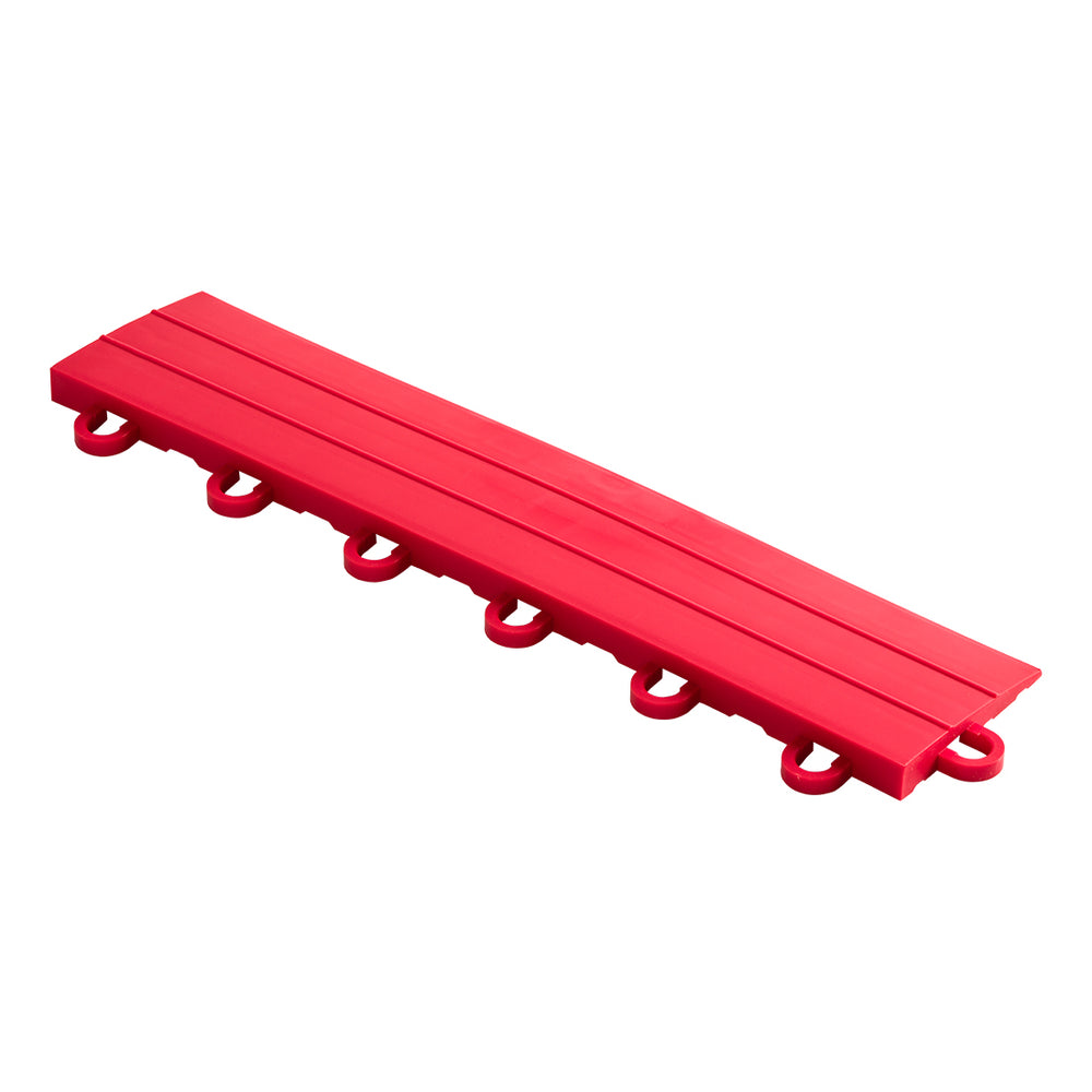 Speedway Tile Red Garage Floor Tile Ramp - Looped (10 Pack)-SPEED-LOP-RR-10-Garage Giant