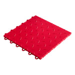 Speedway Tile 12 x 12-Inch Red Garage Floor Tile (10 Pack)-SPEED-DMD-RR-10-Garage Giant 