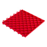 Speedway Tile 12 x 12-Inch Red Garage Floor Tile (10 Pack)-SPEED-DMD-RR-10-Garage Giant 