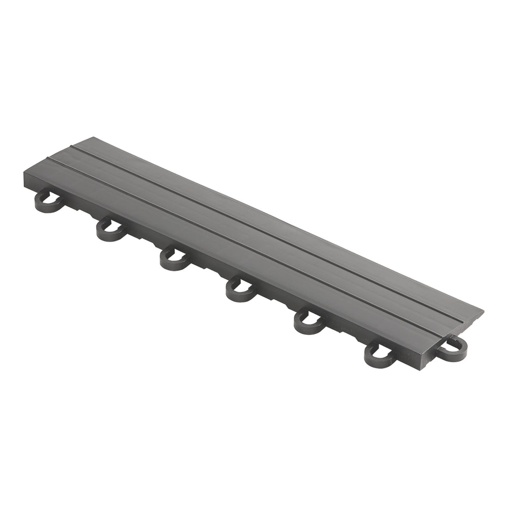 Speedway Tile Grey Garage Floor Tile Ramp - Looped (10 Pack)-SPEED-LOP-SG-10-Garage Giant
