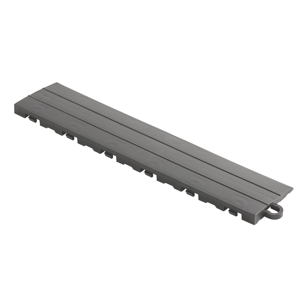 Speedway Tile Grey Garage Floor Tile Ramp - Pegged (10 Pack)-SPEED-PEG-SG-10-Garage Giant