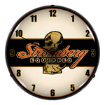 Collectable Sign and Clock Stromberg Equipped Backlit Wall Clock-STROM1611673-Garage Giant 