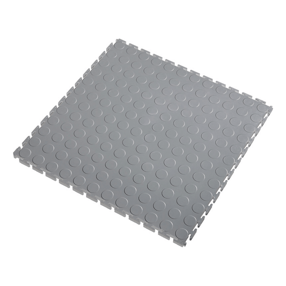 Lock-Tile 5mm Light Grey PVC Coin Tile (30 Pack)-TLK002L-30-Garage Giant