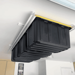 E-Z Garage Storage Tote Slide Overhead Bin Storage Rack (Adjustable) 