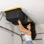 E-Z Garage Storage Tote Slide Overhead Bin Storage Rack (Adjustable) 