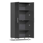 Ulti-MATE Garage 5-Piece Cabinet System with Bamboo Worktop in Midnight Black Metallic-UG20052B-Garage Giant 
