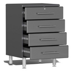 Ulti-MATE Garage 5-Piece Cabinet System with Bamboo Worktop in Graphite Grey Metallic-UG20052G-Garage Giant 