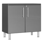 Ulti-MATE Garage 2-Door Oversized Base Cabinet in Graphite Grey Metallic | Garage Giant 