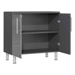 Ulti-MATE Garage 2-Door Oversized Base Cabinet in Graphite Grey Metallic 