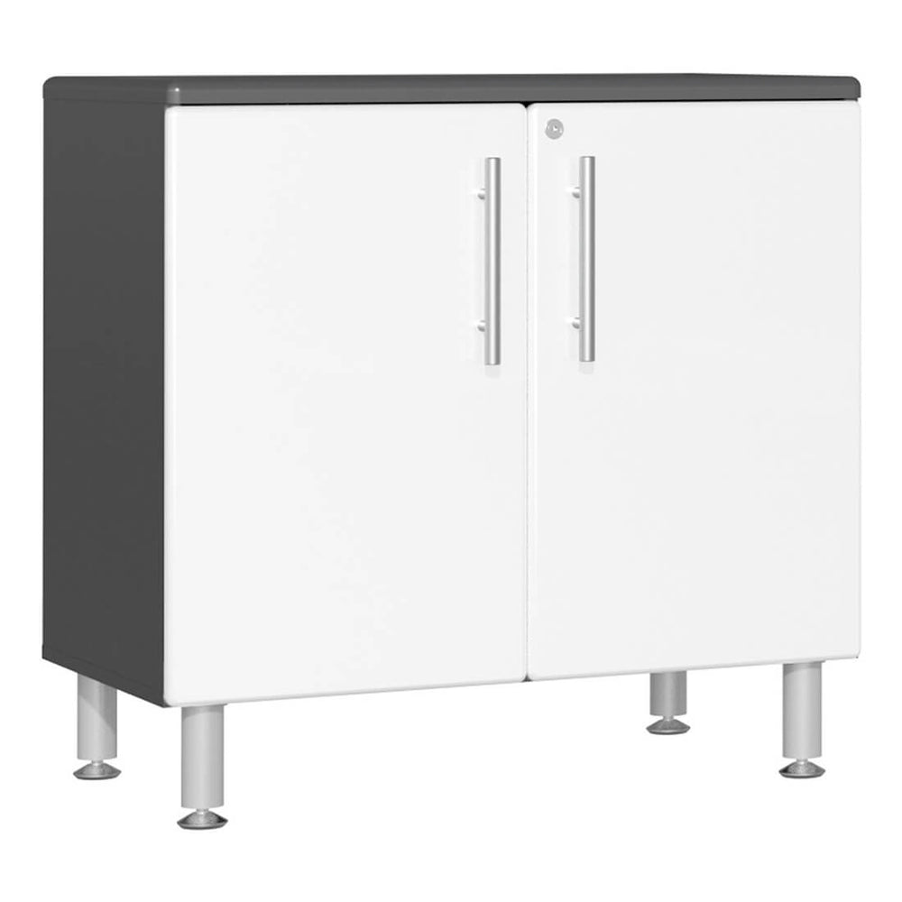 Ulti-MATE Garage 2-Door Oversized Base Cabinet in Starfire White Metallic | Garage Giant