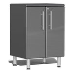 Ulti-MATE Garage 2-Door Base Cabinet in Graphite Grey Metallic | Garage Giant 