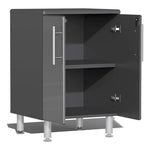 Ulti-MATE Garage 2-Door Base Cabinet in Graphite Grey Metallic 