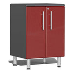 Ulti-MATE Garage 2-Door Base Cabinet in Ruby Red Metallic | Garage Giant 